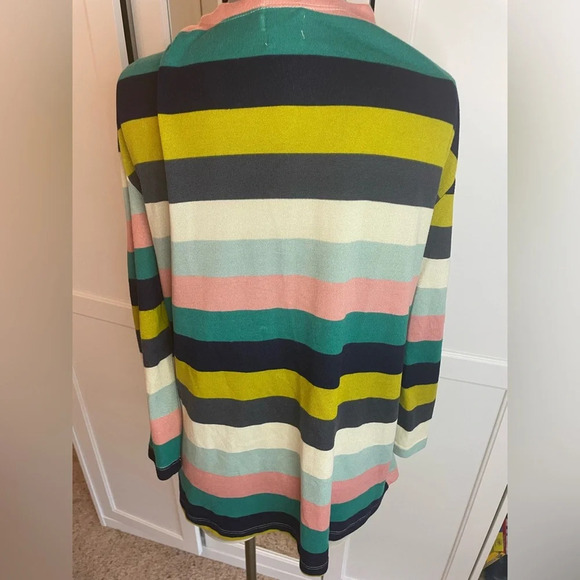 Grace & Emma Multicolor Striped Open Cardigan- Size S/M - Picture 3 of 4